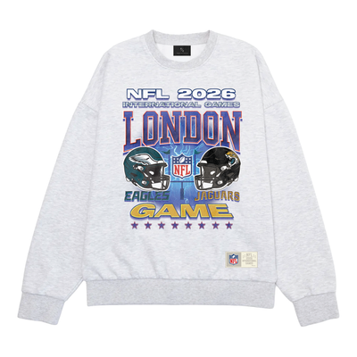Sudadera de cuello redondo NFL x Peace Collective International Games 2026 - Philadelphia Eagles vs. Jacksonville Jaguars - London