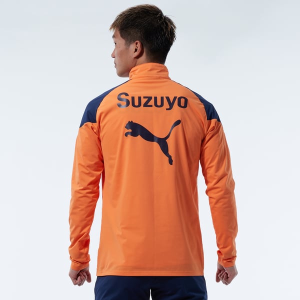 PUMA 練習用 ハーフジップトップ（オレンジ）
