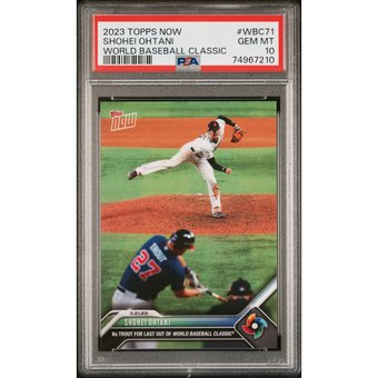 PSA10】GEM MINT 2023 Topps Now #625 大谷翔平 Shohei Ohtani Cards 
