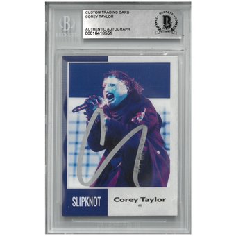 Slipknot Trading Cards, Autographed Slipknot Collectible Trading 