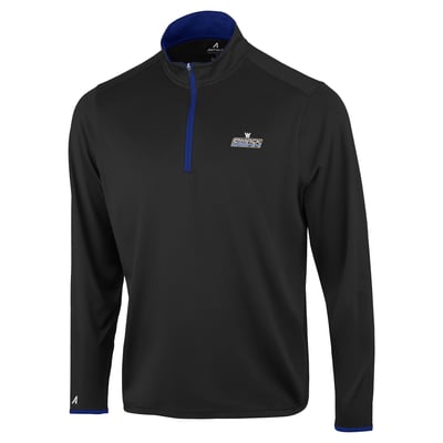 Pull-over SmackDown Antigua Brink à quart de zip - Noir/Bleu roi