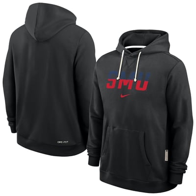 SMU Mustangs Nike 2026 Sideline Dri-FIT Hoodie - Black