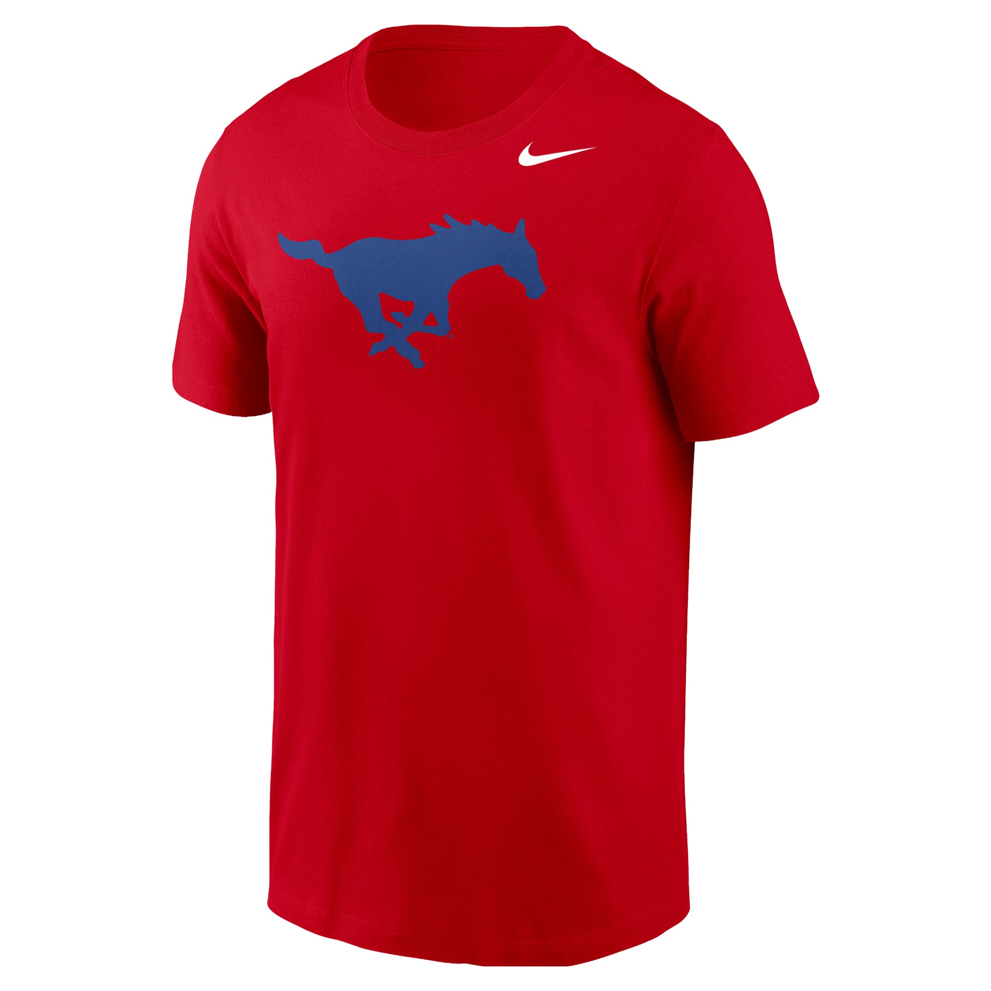 T-shirt Nike rouge SMU Mustangs Core pour homme