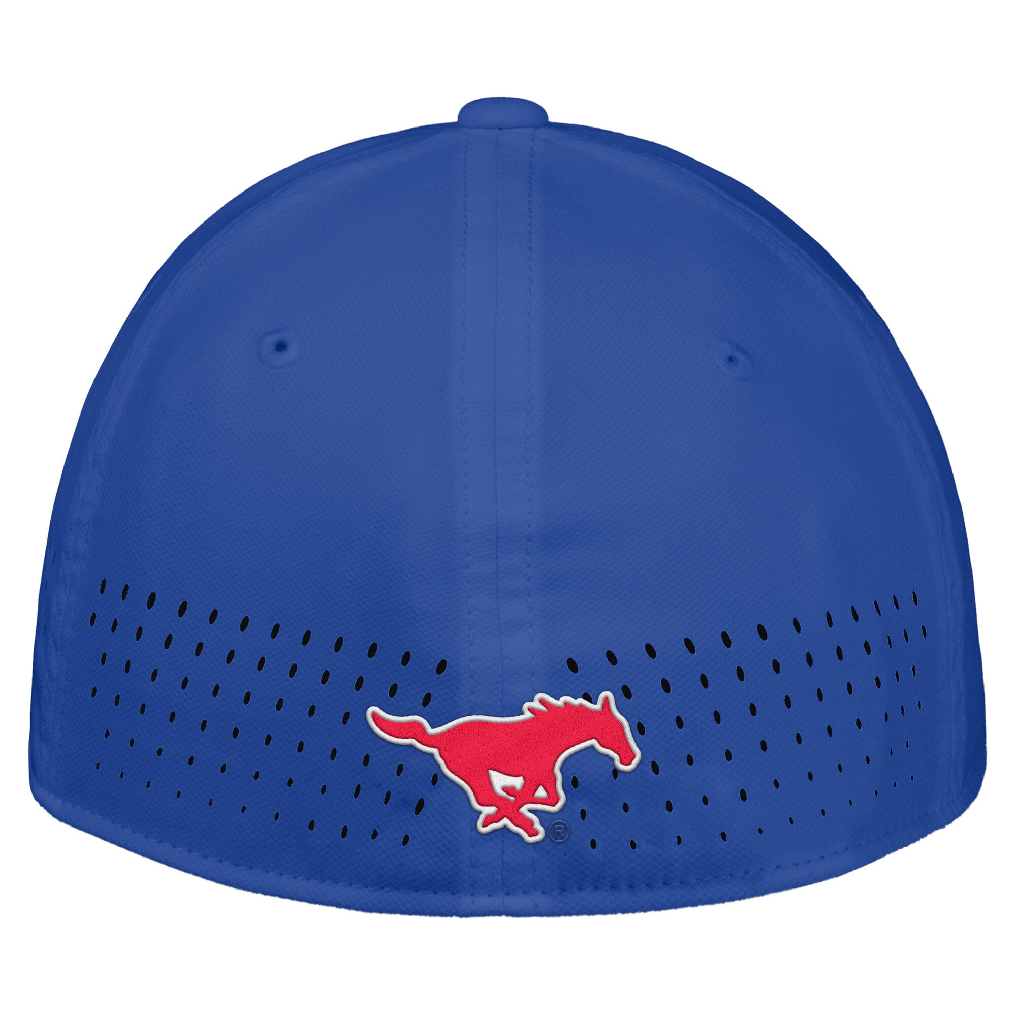 Men's Nike Royal SMU Mustangs 2026 On-Field AeroBill SwooshFlex Dri-FIT Hat