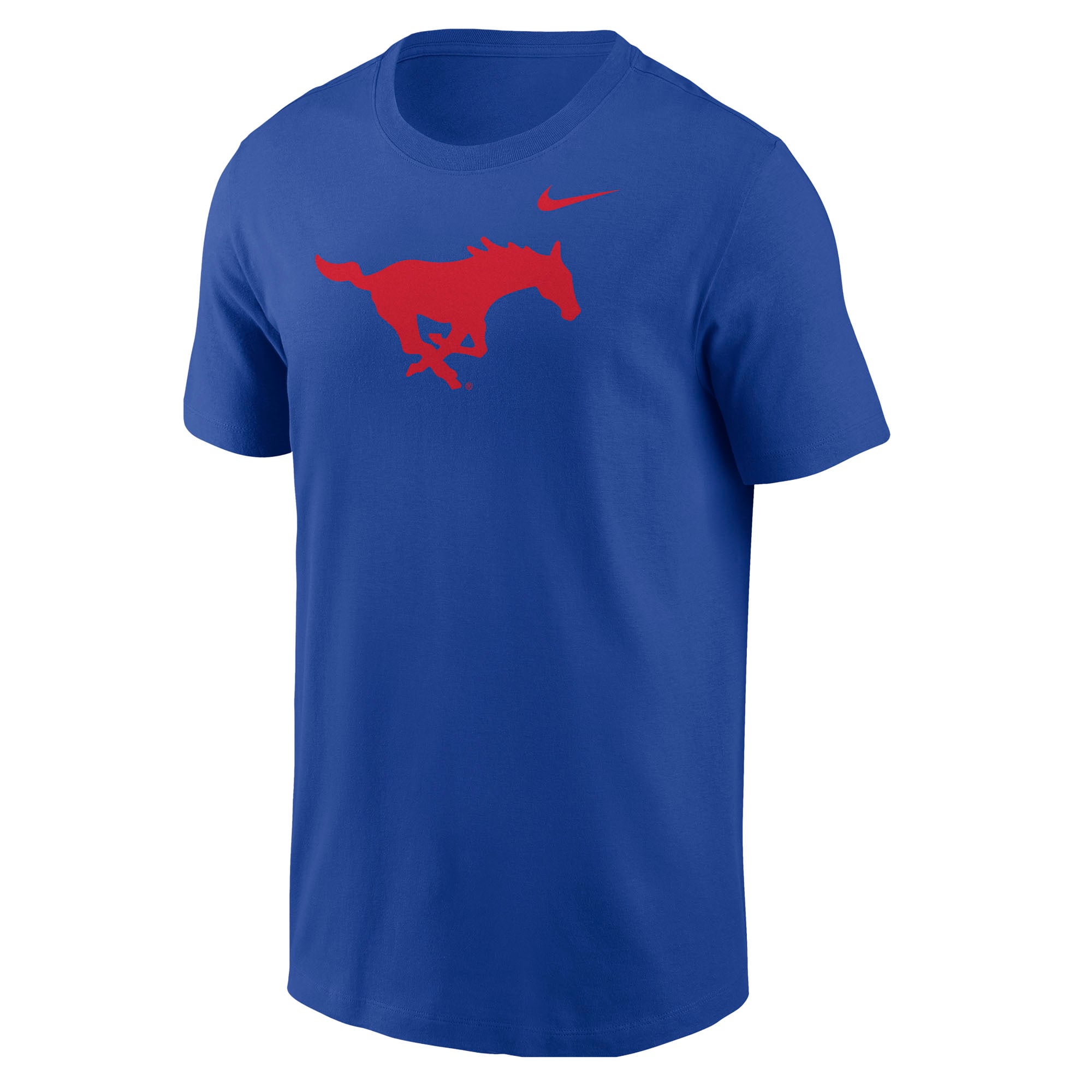 T-shirt Nike Royal SMU Mustangs avec logo principal pour homme