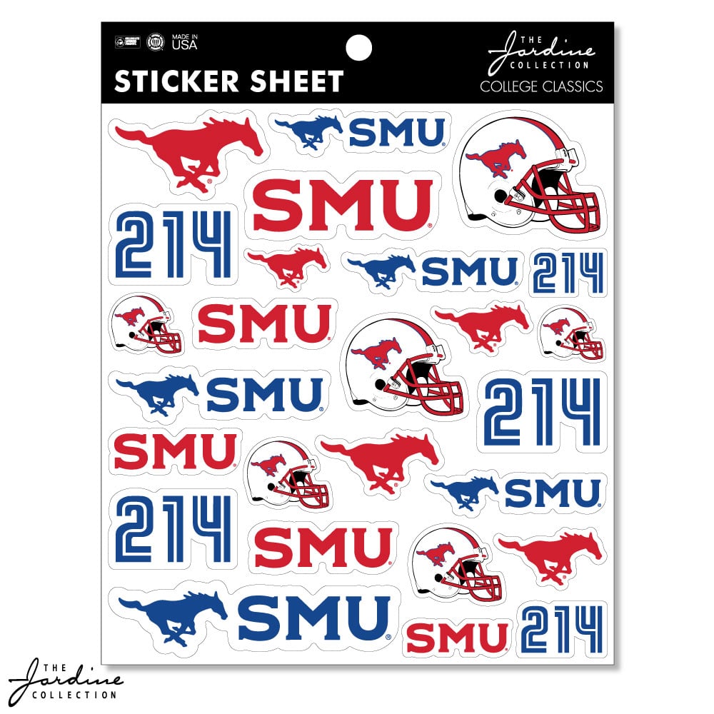 Methodist Sticker Southern Methodist University Logo