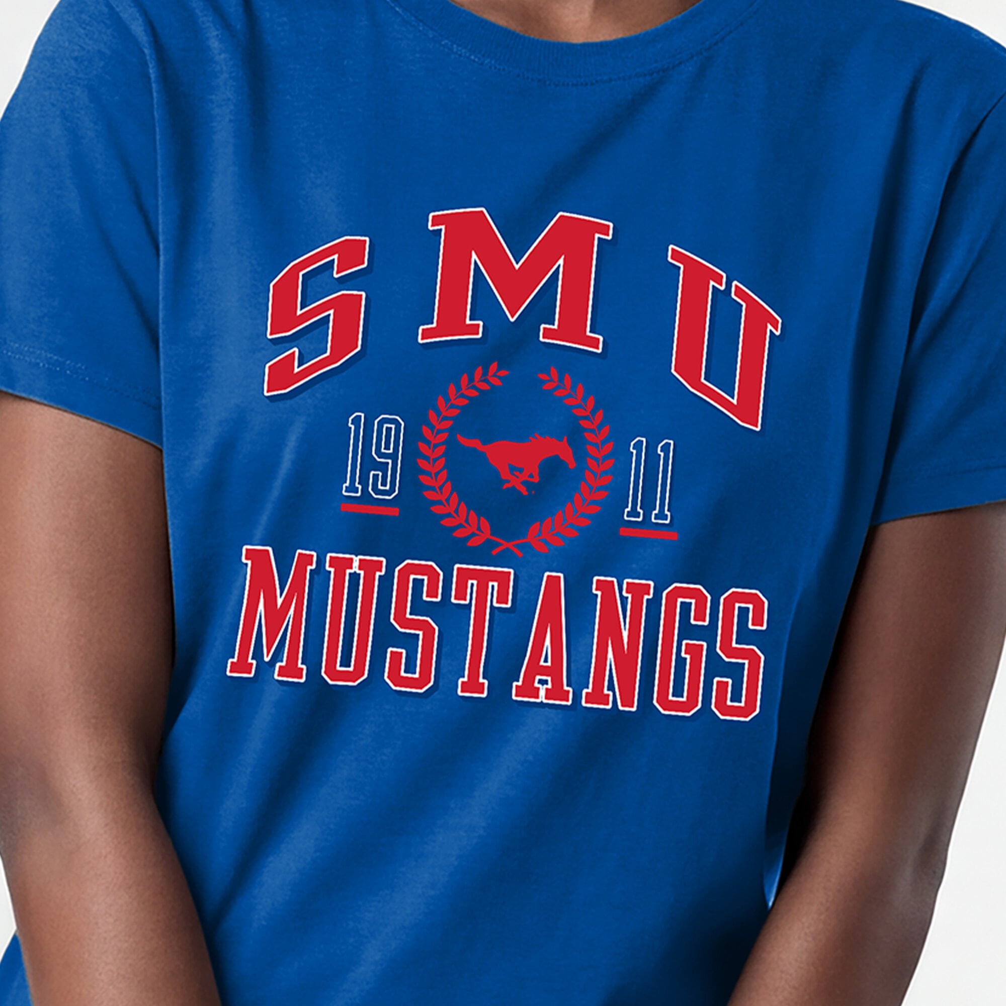 T-shirt lifestyle Champion Royal SMU Mustangs pour femmes