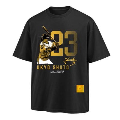 【受注生産】2026CS優勝記念　選手グラフィックオーバーサイズTシャツ　周東佑京（受注期間 2026年11月2日13:00まで）