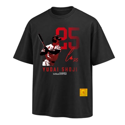 【受注生産】2026CS優勝記念　選手グラフィックオーバーサイズTシャツ　庄子雄大（受注期間 2026年11月2日13:00まで）