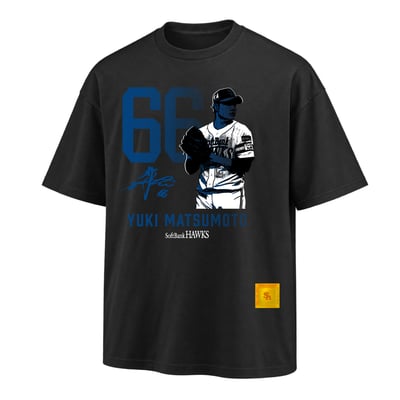 【受注生産】2026CS優勝記念　選手グラフィックオーバーサイズTシャツ　松本裕樹（受注期間 2026年11月2日13:00まで）