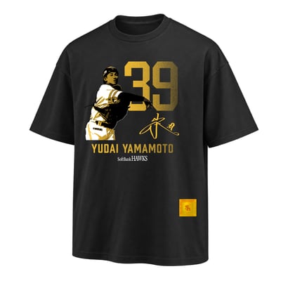 【受注生産】2026CS優勝記念　選手グラフィックオーバーサイズTシャツ　山本祐大（受注期間 2026年11月2日13:00まで）