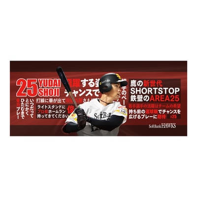 【受注生産】２６終盤戦　ビジョン連動　マイクロファイバータオル（２５庄子雄大）（受注期間 2026年9月14日13:00まで）