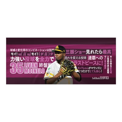 【受注生産】２６終盤戦　ビジョン連動　マイクロファイバータオル（３５リバン・モイネロ）（受注期間 2026年9月14日13:00まで）