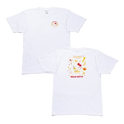 ２６リーグ優勝記念　ハローキティ　Tシャツ ※お届け予定時期ご確認の上ご購入をお願いします