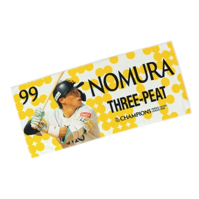 ２６リーグ優勝記念　フォトフェイスタオル（９９野村勇） ※お届け予定時期ご確認の上ご購入をお願いします