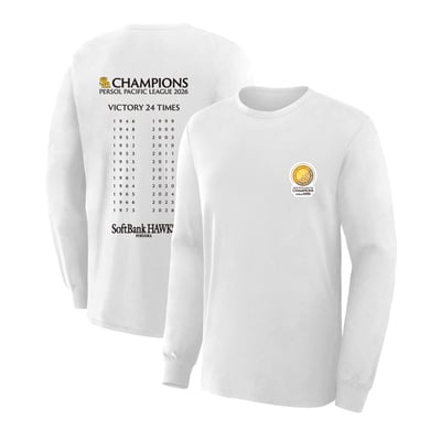 2026リーグ優勝記念　Tシャツ　L/S（VICTORY24TIMES）WHT ※お届け予定時期ご確認の上ご購入をお願いします