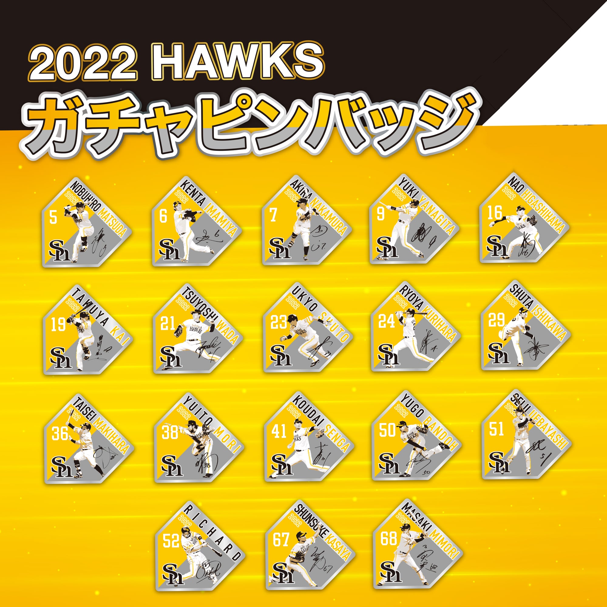 22スペシャルガチャピンバッジセット（18種セット）