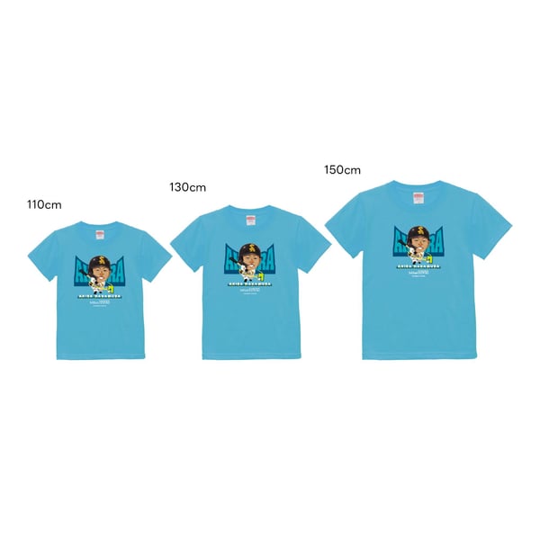 ホークス TVQ コラボ 2024 キッズ Tシャツ（7 中村晃）
