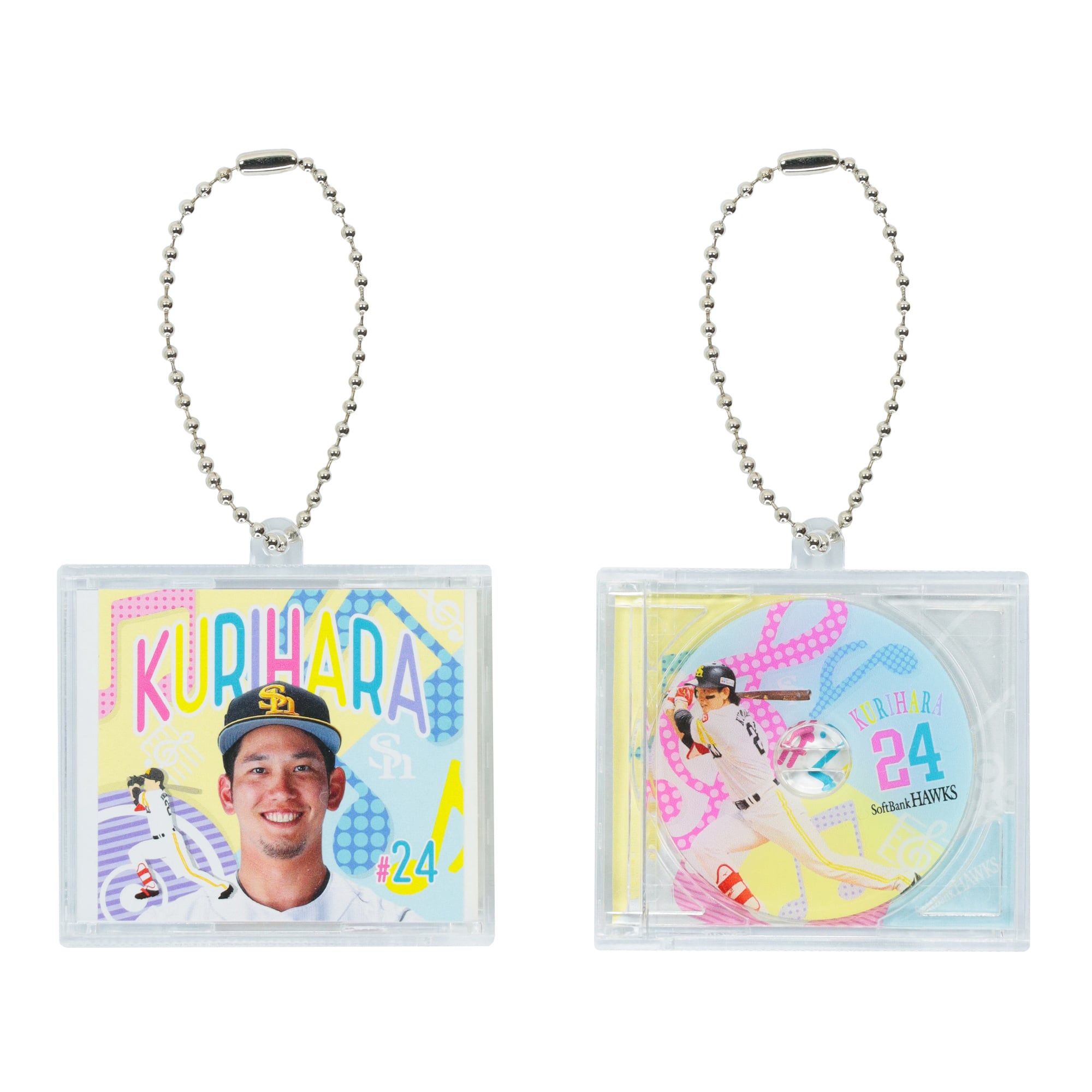 CD風キーチェーン（24栗原陵矢） 2025新商品