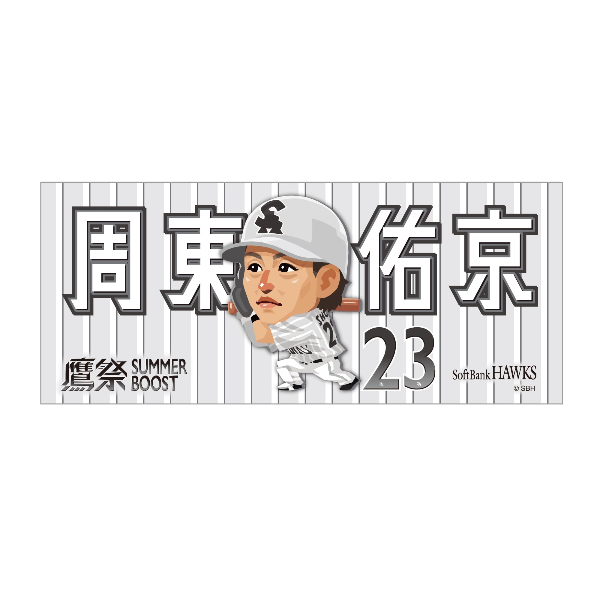 26テレQコラボ フェイスタオル/鷹祭 周東佑京