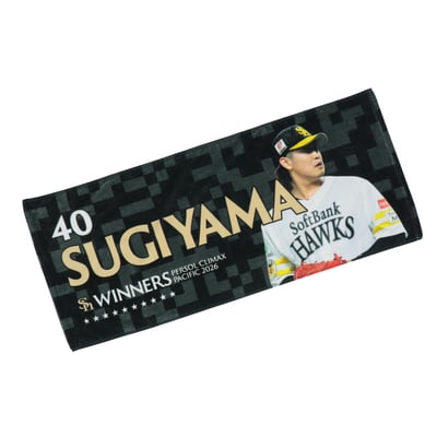 【受注生産】２６ＣＳ優勝記念　フォトフェイスタオル（４０杉山一樹）（受注期間 2026年11月2日13:00まで）