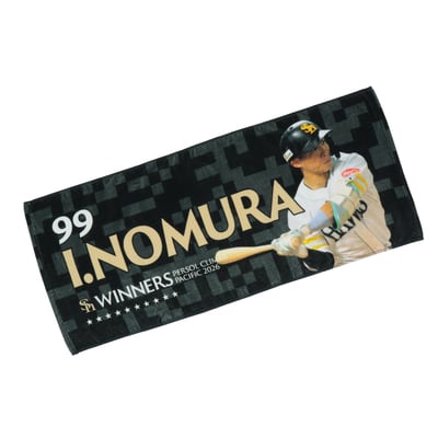 【受注生産】２６ＣＳ優勝記念　フォトフェイスタオル（９９野村勇）（受注期間 2026年11月2日13:00まで）