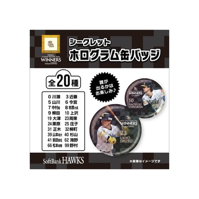 【シークレット／受注】２６ＣＳ優勝記念　シークレットホログラム缶バッジ（受注期間 2026年11月2日13:00まで）