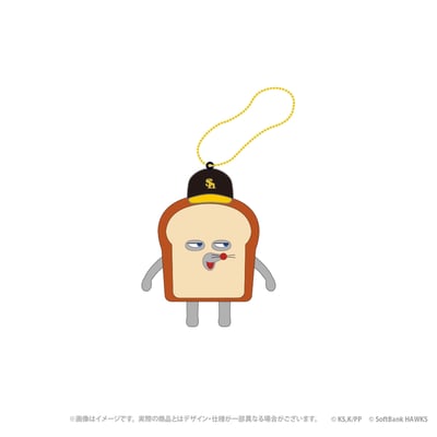 アニメ『パンどろぼう』 ぬいぐるみキーホルダー　福岡ソフトバンクホークス