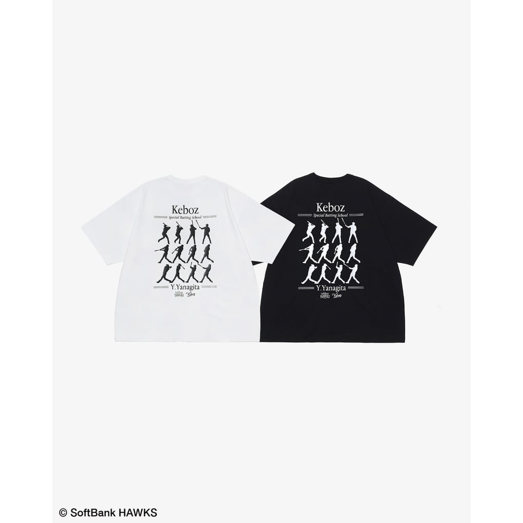 ホークス KEBOZ ケボズ 柳田悠岐 Tシャツ（ブラック）