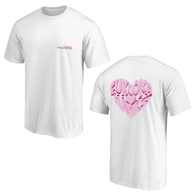 ハートアイコンTシャツ（Puff Print）White