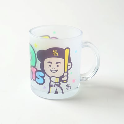 近藤健介1500安打記念　ガラスマグカップ（ミニチュアホークス）