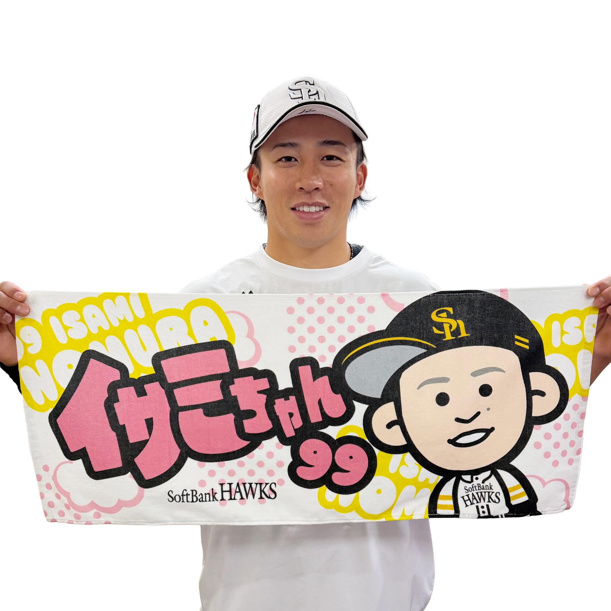 ミニチュアホークス フェイスタオル（99野村勇）