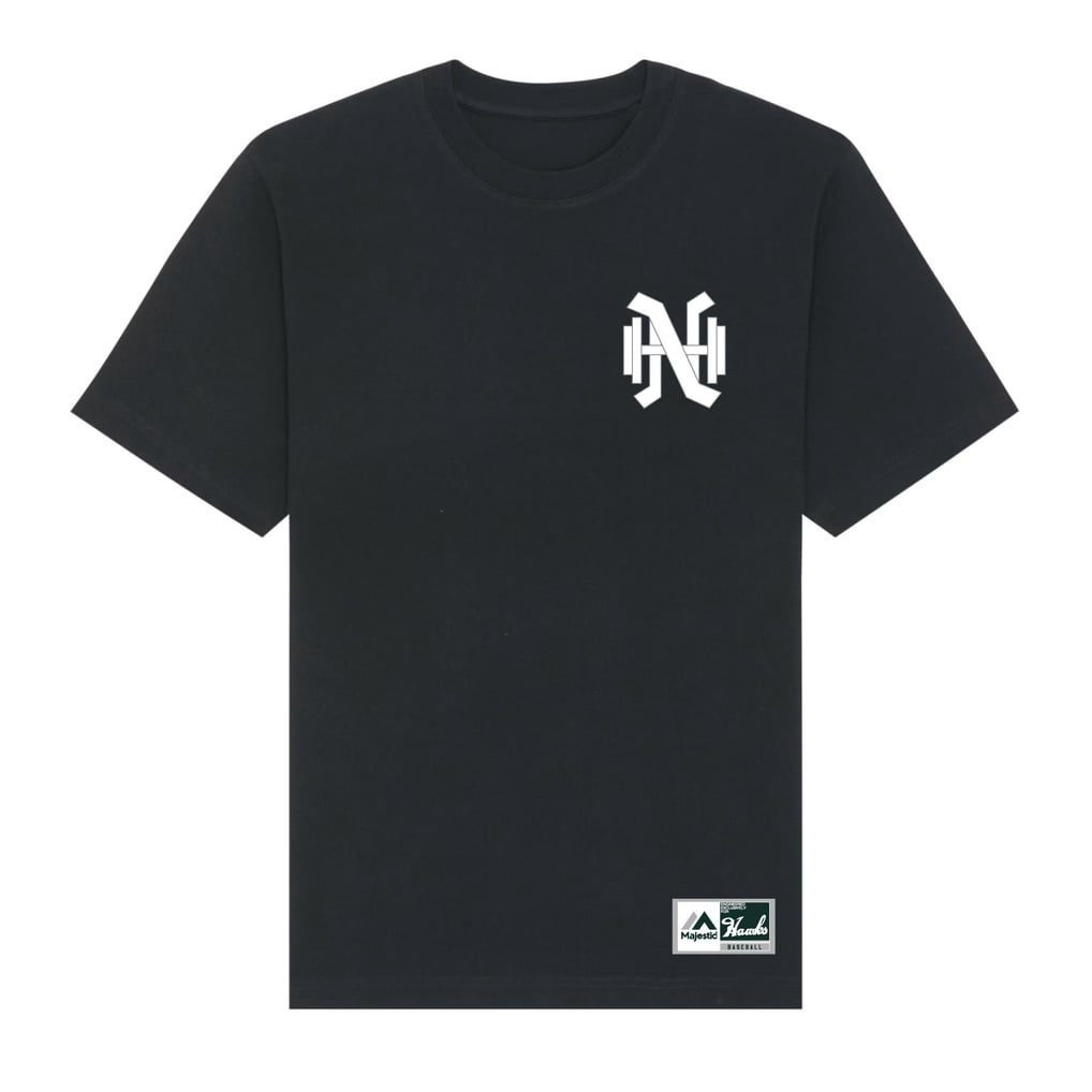 南海ホークス オーガニックコットンTシャツ Black