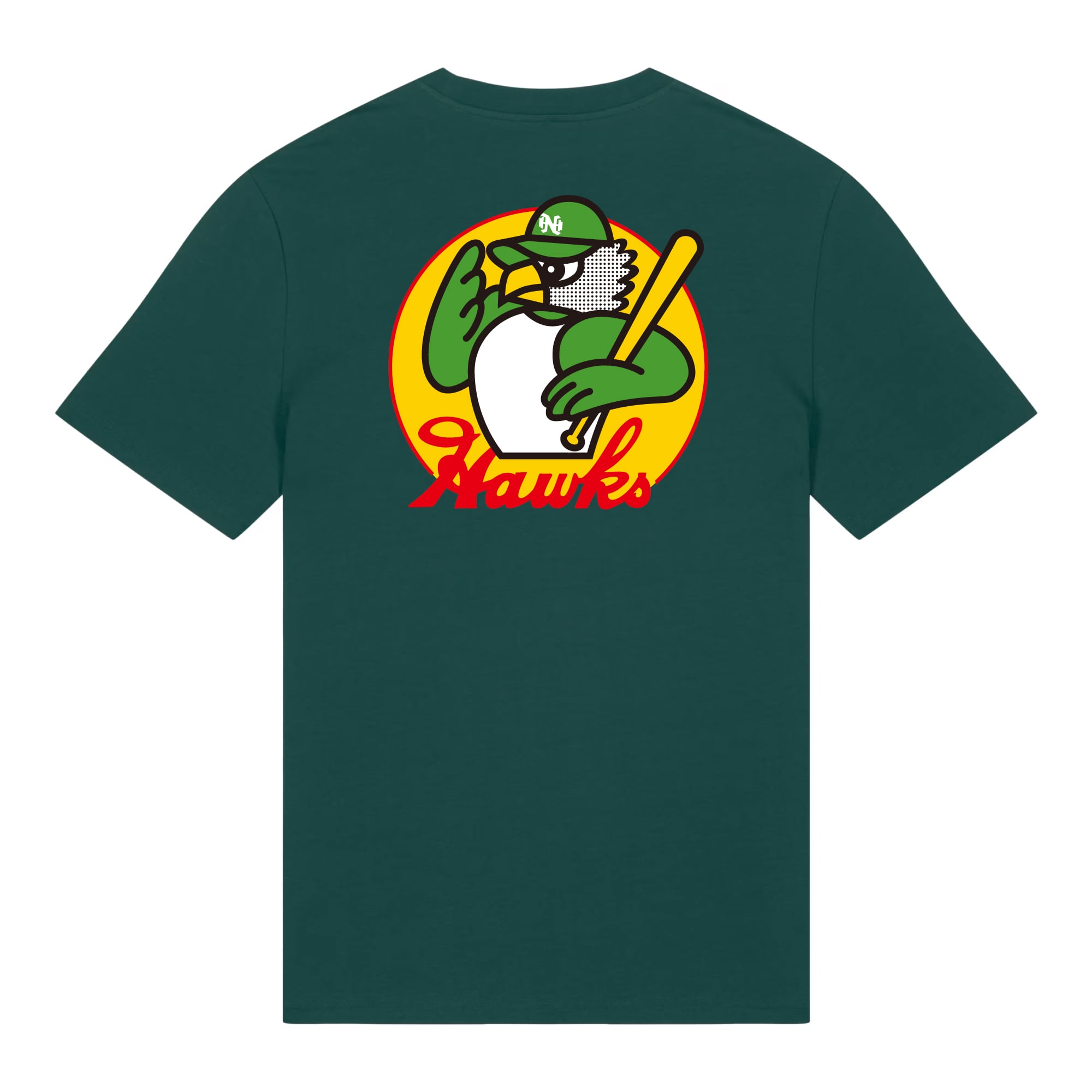 南海ホークス オーガニックコットンTシャツ Green