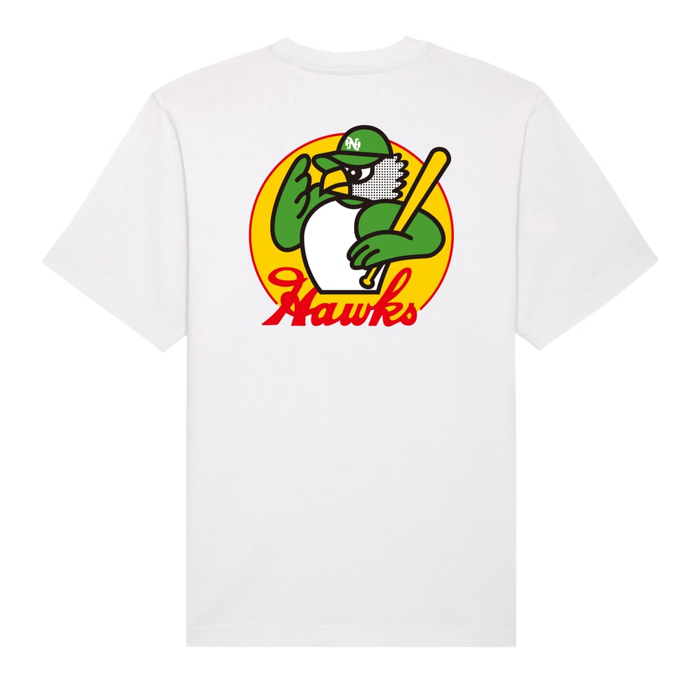 南海ホークス オーガニックコットンTシャツ White