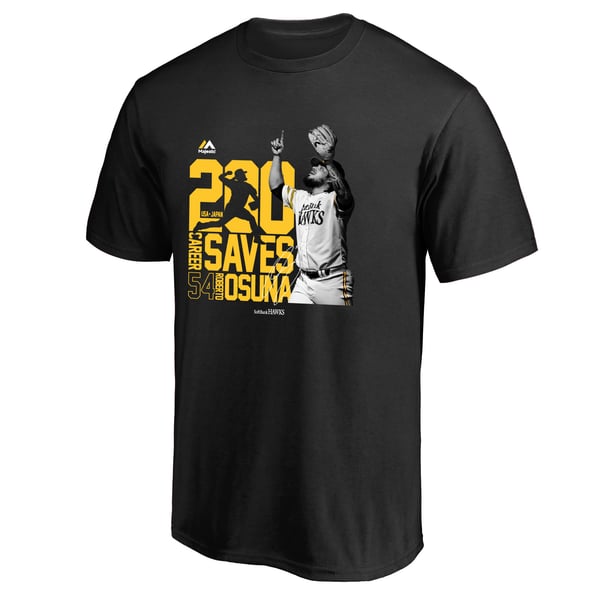 ロベルト・オスナ 日米通算200セーブ達成記念 Tシャツ