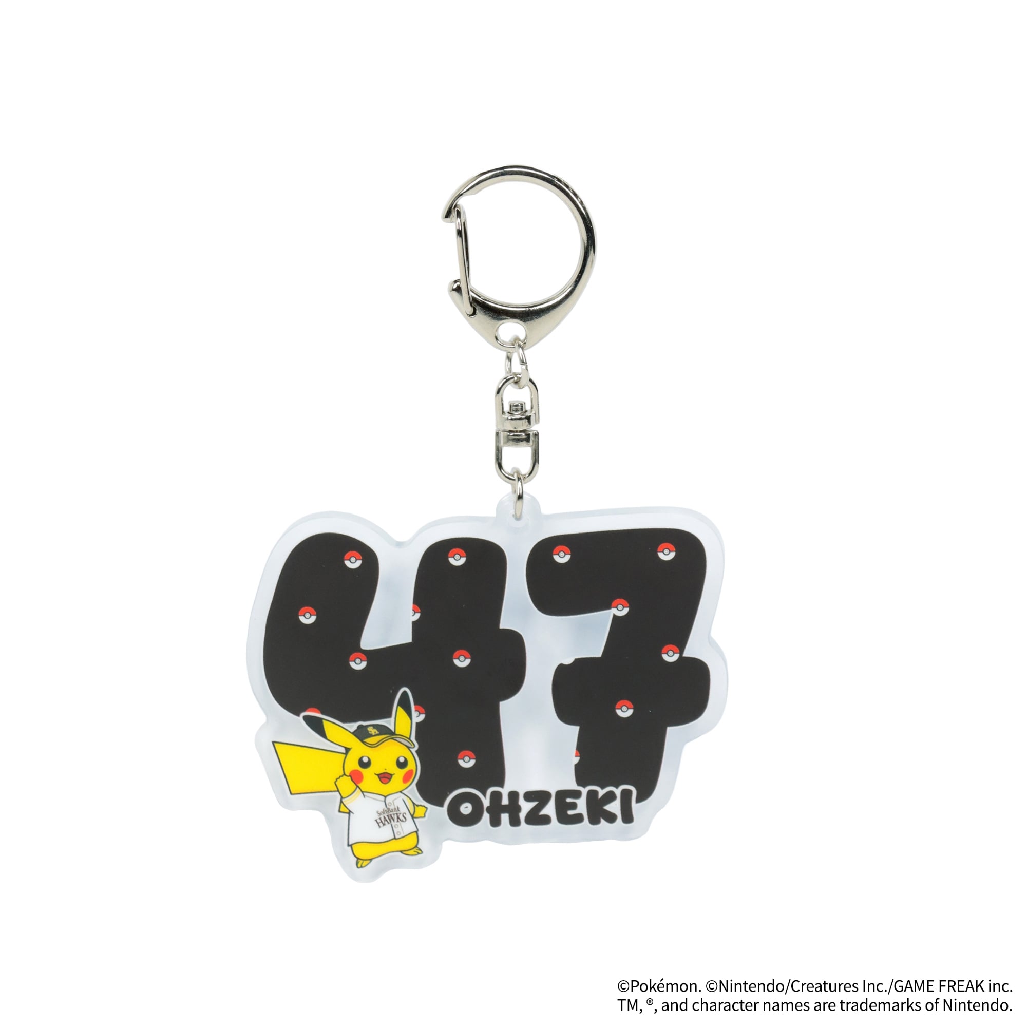ポケモン2026 ホークス アクリルキーホルダー（47大関友久） ※お 