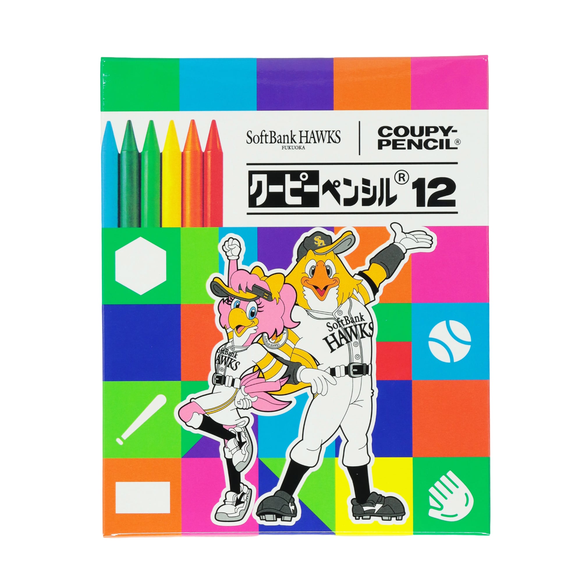 サクラクレパスコラボ クーピーペンシル12色