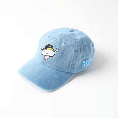 Ｓｈ／クレヨンしんちゃん　ロゴ刺繍キャップ（シロ）