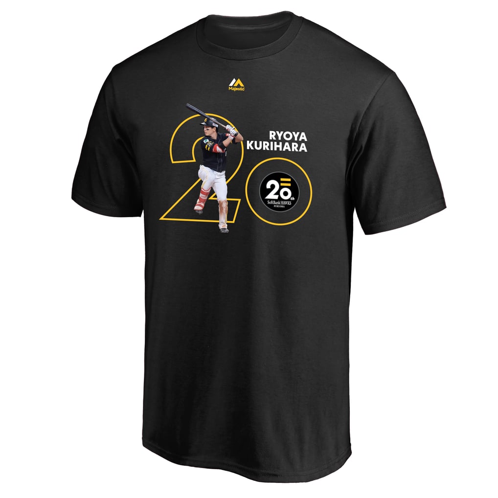 ソフトバンクホークス誕生20周年 グラフィックTシャツ（栗原陵矢）
