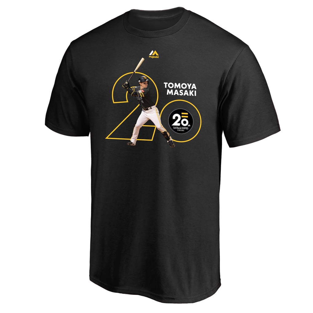 ソフトバンクホークス誕生20周年 グラフィックTシャツ（正木智也）