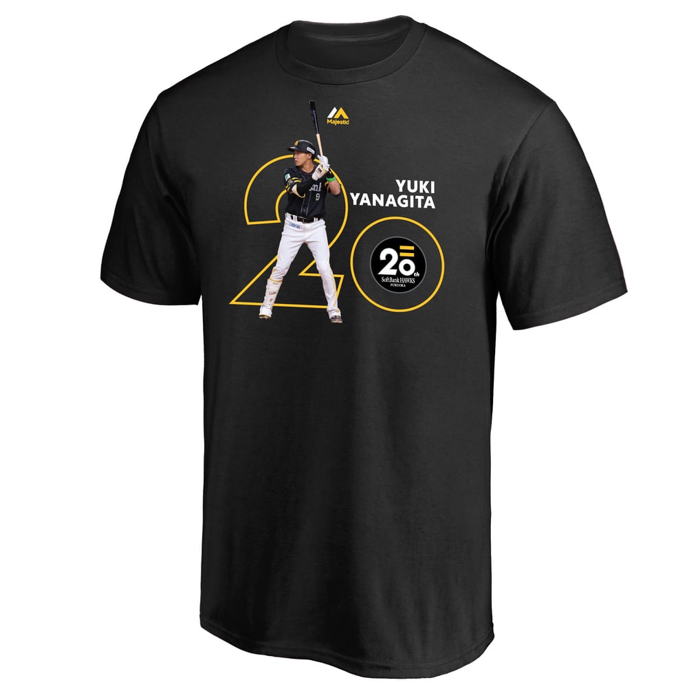 ソフトバンクホークス誕生20周年 グラフィックTシャツ（柳田悠岐）