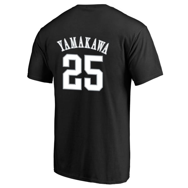 ホークス ビジター 背番号Tシャツ（25 山川穂高）