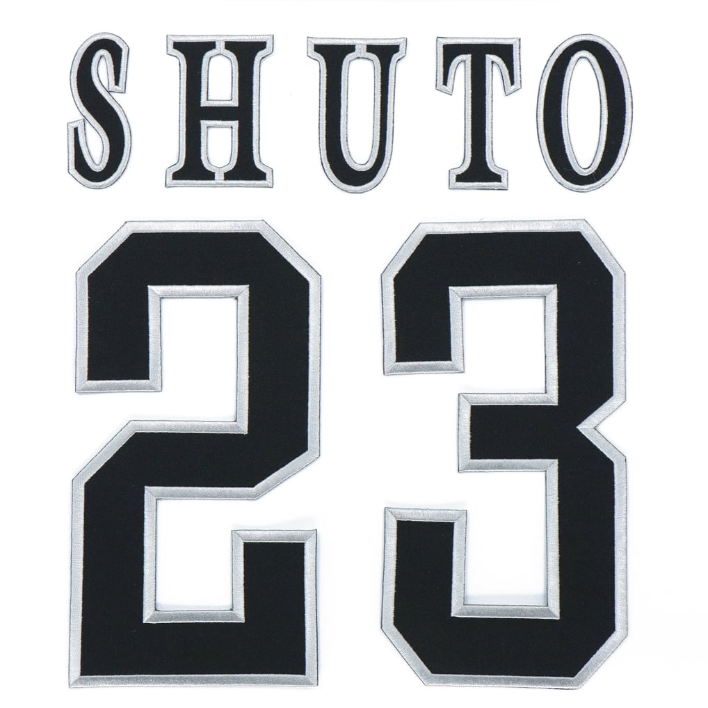 選手ワッペンセット 周東 23 ホーム