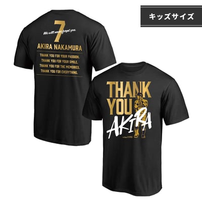 【受注生産】【Kids】中村晃選手引退記念（THANK YOU AKIRA）Tシャツ（受注期間 2026年10月26日13:00まで）