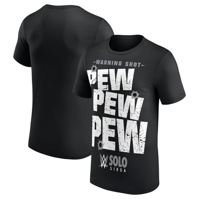 Solo Sikoa WWE Pew Pew Pew T-Shirt - Black