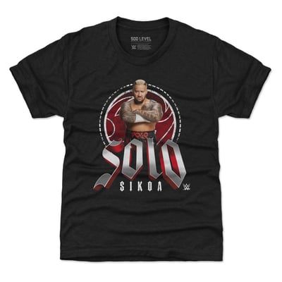 Solo Sikoa 500 Level Youth Tribal T-Shirt - Heather Black