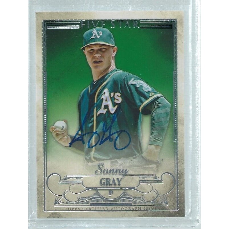 Sonny Gray 2016 Topps Five Star On Card Auto