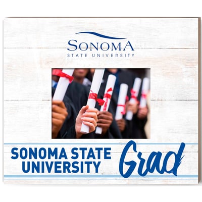  Sonoma State Seawolves  13.5" x 11.5" Grad Frame