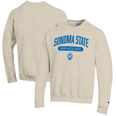 Sonoma State Seawolves Champion Powerblend Sweatshirt - Oatmeal